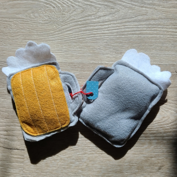 Catnip beer mugs set of 2 - Picture 2 of 4